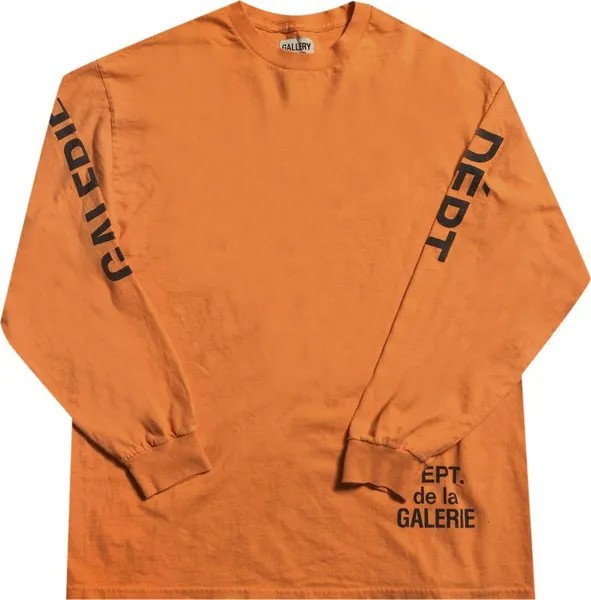 Лонгслив Gallery Dept. French Collector Long-Sleeve Tee 'Orange', оранжевый