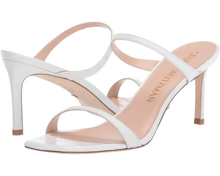 Туфли Stuart Weitzman Aleena 75, цвет White Smooth Calf