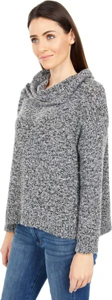 Свитер Sanctuary Boucle Cowl Neck Sweater, цвет Charcoal Black