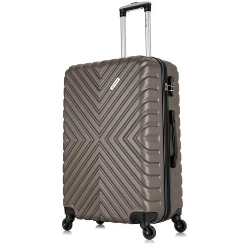 Умный чемодан L'case New Delhi New Delhi, 85 л, размер L, коричневый