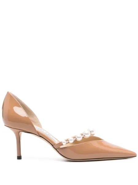 Jimmy Choo туфли-лодочки Aurelie 65 мм, нейтральный цвет