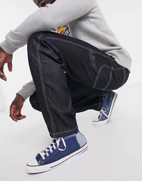Синие джинсы в стиле карго Dickies-Синий