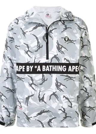 AAPE BY *A BATHING APE® ветровка с графичным принтом