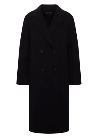 Шерстяное пальто Emporio Armani