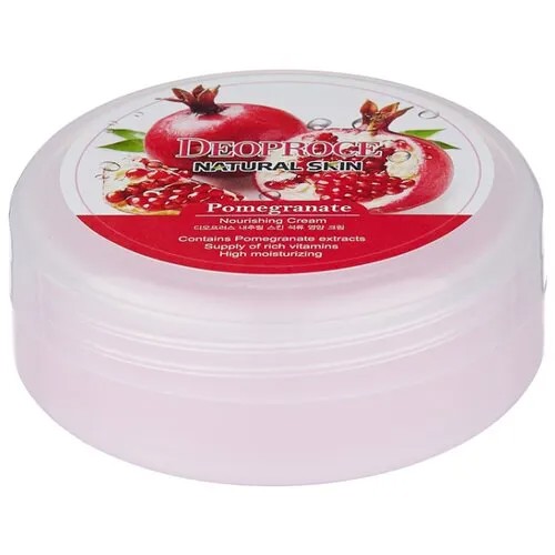 Крем для тела Deoproce Natural Skin Pomegranate Nourishing Cream, 100 г