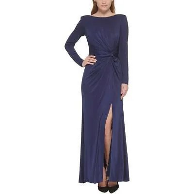 Женское темно-синее вечернее платье с подплечниками Vince Camuto 12 BHFO 5438