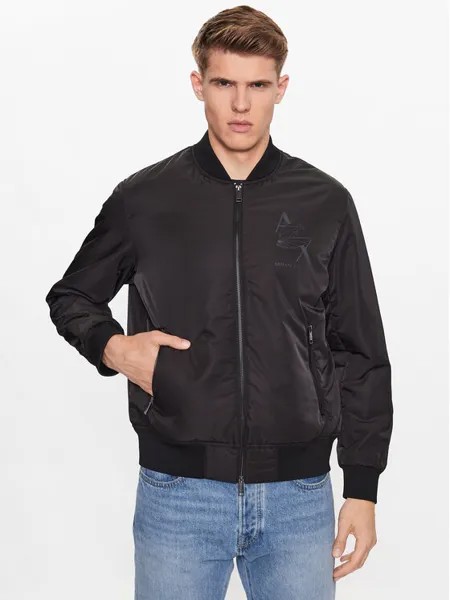 Бомбер стандартного кроя Armani Exchange, черный