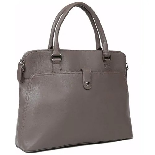 Женская кожаная сумка- портфель Palio 16271A-025 grey