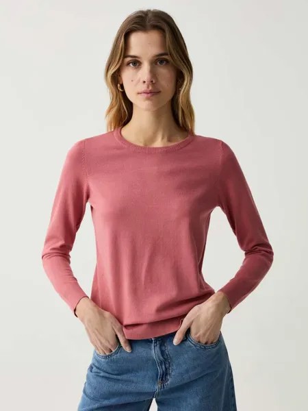 Пуловер с круглым вырезом Ovs, цвет dark pink