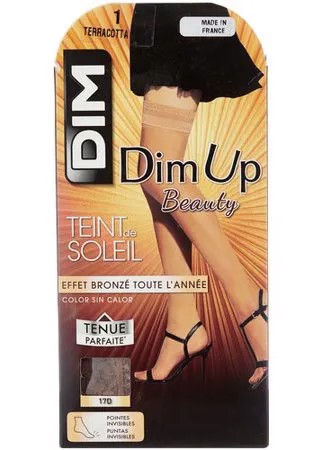 Чулки DIM Dim Up Teint de Soleil, 17 den, размер 1, terracotta (коричневый)