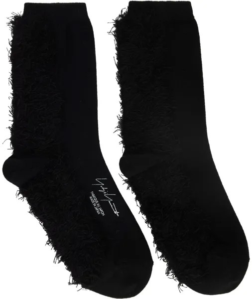 Черные носки с принтом Yohji Yamamoto