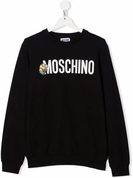 Moschino Kids толстовка Minion с логотипом