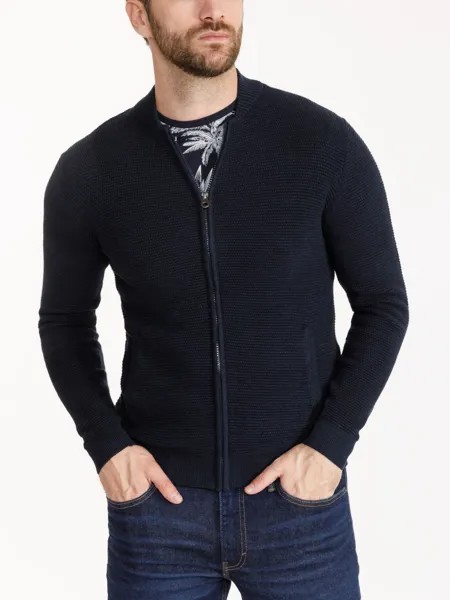 Кардиган мужской Zolla z21032648301159N2 синий XL