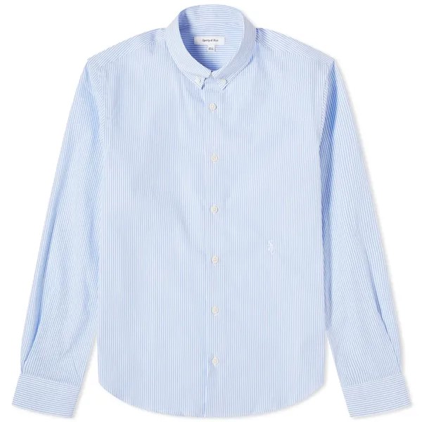 Рубашка Sporty & Rich Button Down Unisex, светло-синий
