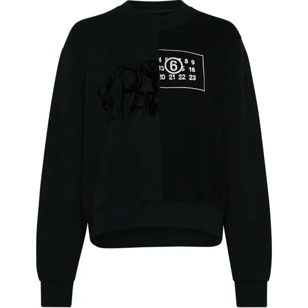 Толстовка женская черная Mm6 Maison Margiela