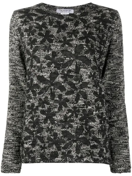 Comme Des Garçons Comme Des Garçons джемпер с цветочным принтом