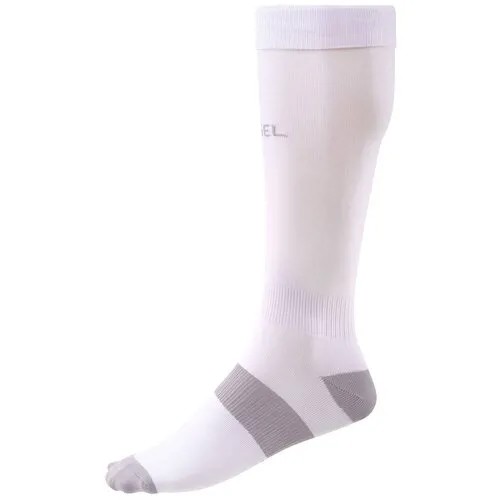 Гетры футбольные Jögel JA-006 Essential, белый/серый, размер 32-34