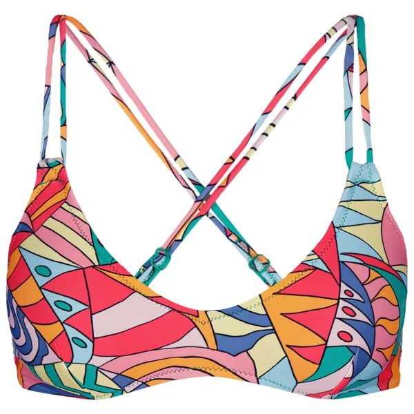 Верх бикини Barts Women's Flinder Cross Back, зеленый