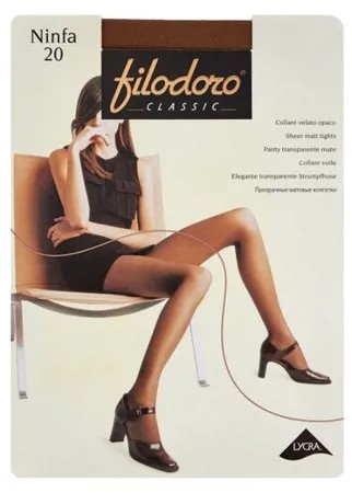 Колготки Filodoro Classic Ninfa 20 den, размер 2-S, abbronzante (коричневый)