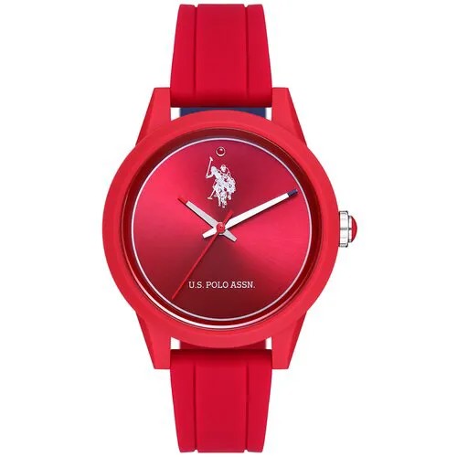 Наручные часы U.S. POLO ASSN. Часы наручные женские U.S. POLO ASSN. USPA2007-04, 37 мм, красный