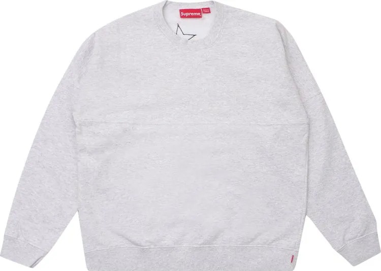 Толстовка Supreme Stars Crewneck 'Ash Grey', серый