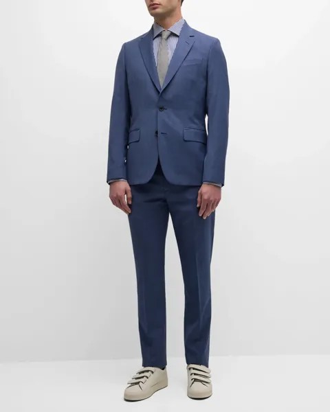 Мужской костюм Soho Fit с микро-гусиными лапками Paul Smith, цвет Navy