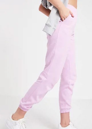 Сиреневые джоггеры с манжетами New Look Tall-Фиолетовый цвет