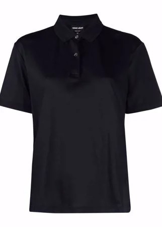 Giorgio Armani рубашка поло с вышитым логотипом