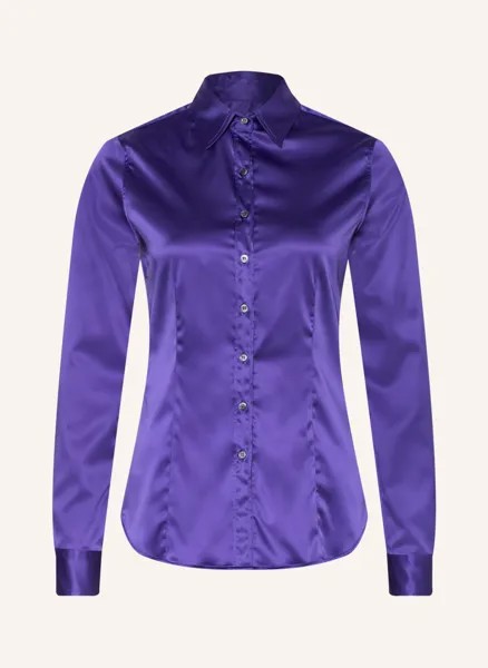 Блуза рубашка ROBERT FRIEDMAN AGATA aus Satin, фиолетовый