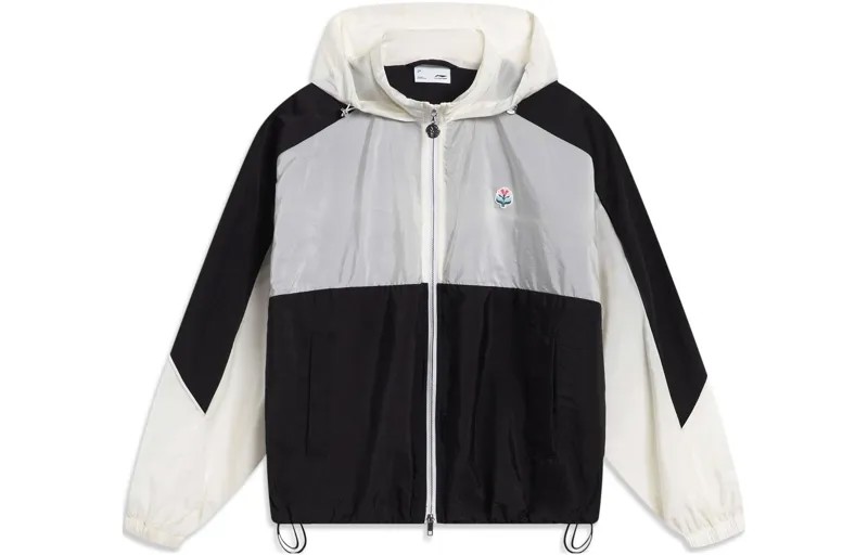 Тренчкот Sports Life Collection женский, черный, молочно-белый, цвет блокинг Lining