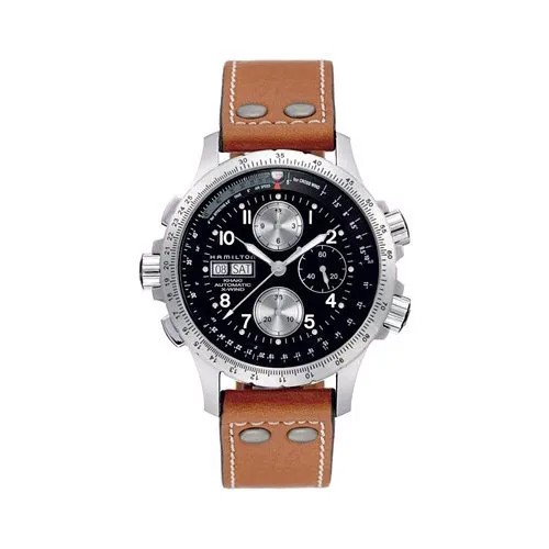Наручные часы Hamilton Khaki Aviation, серебряный, черный