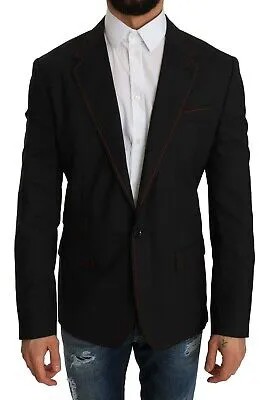 DOLCE - GABBANA Блейзер Серый шерстяной приталенный пиджак Пальто s. IT48 / US38 / M Рекомендуемая розничная цена 2100 долларов США.