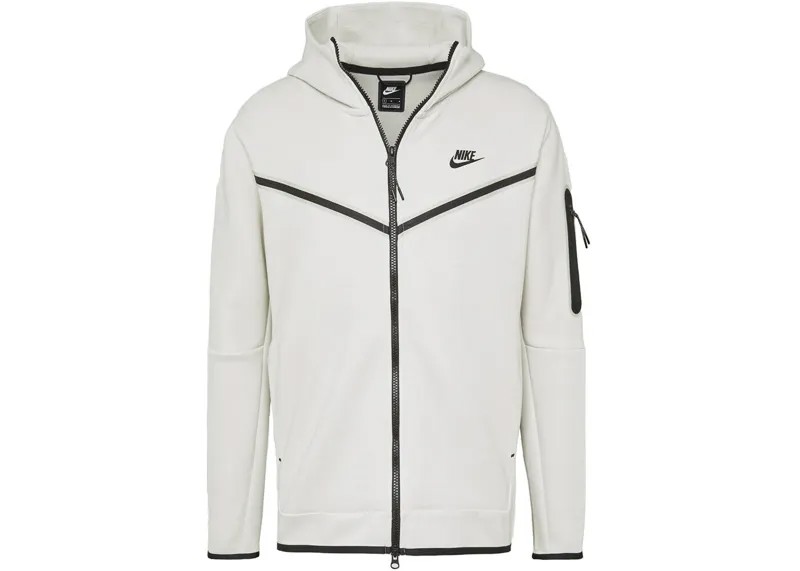 Худи Nike Tech Fleece Windrunner Light Bone White Beige Black CU4489-072 4XL
