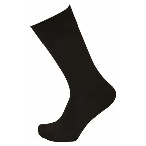 Однотонные носки из тонкого прочного модала (черный / 43-46)