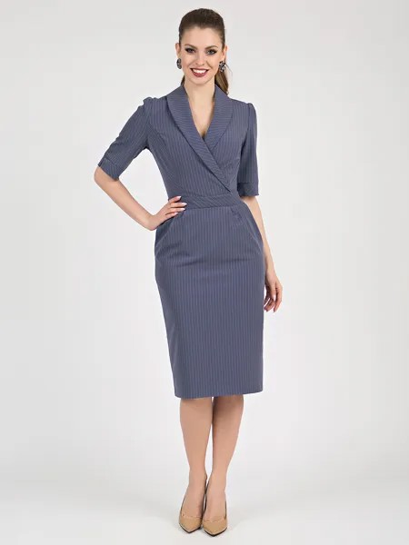 Платье женское Olivegrey Pl000780V(domnika) синее 46 RU
