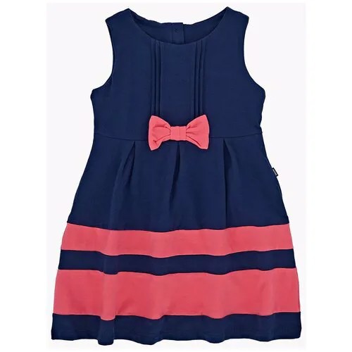 Платье Mini Maxi, размер 110, синий, коралловый
