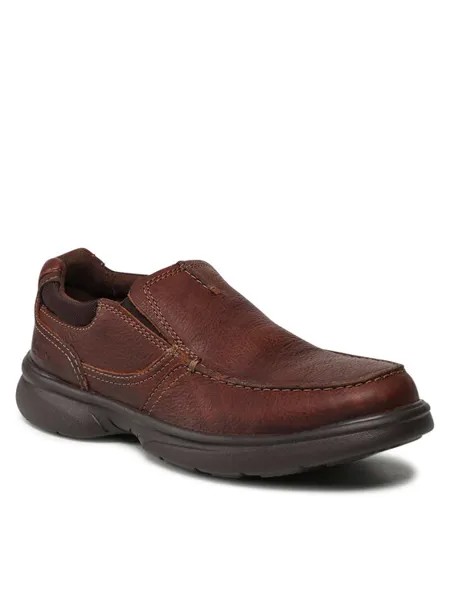 Полуботинки Clarks, коричневый