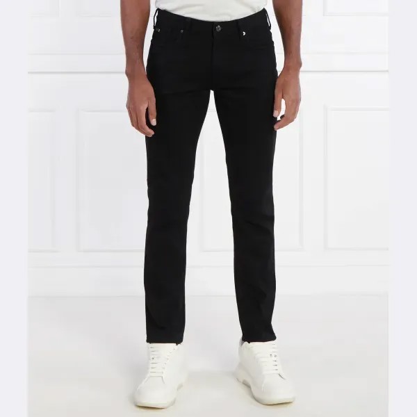 Джинсы узкого кроя j06 Emporio Armani, черный