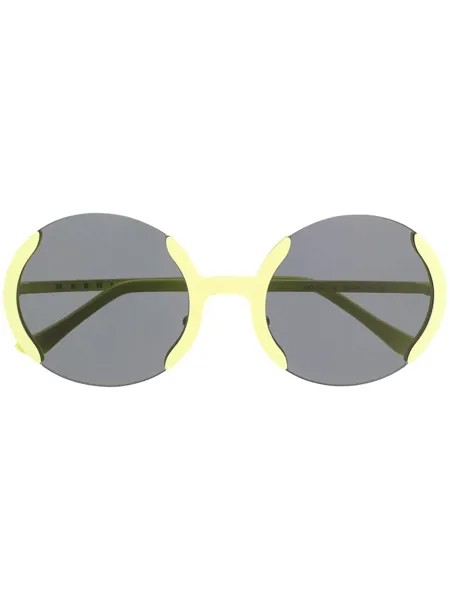 Marni Eyewear солнцезащитные очки в круглой оправе