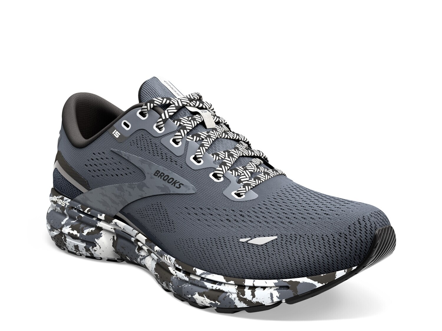 Кроссовки Brooks Ghost 15, серый/черный