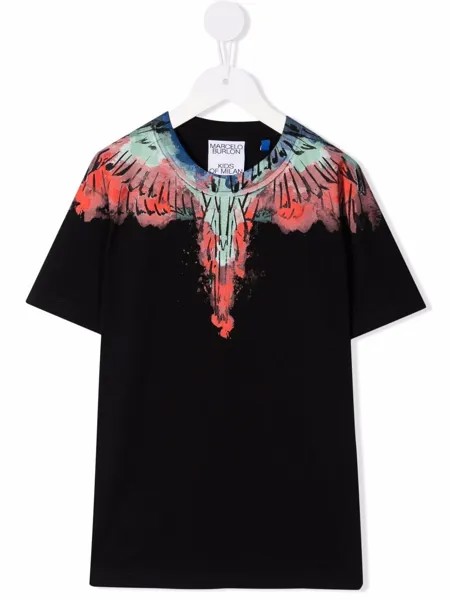 Marcelo Burlon County Of Milan Kids футболка с принтом Wings