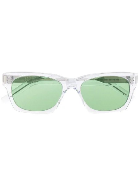 Saint Laurent Eyewear солнцезащитные очки SL402 в квадратной оправе