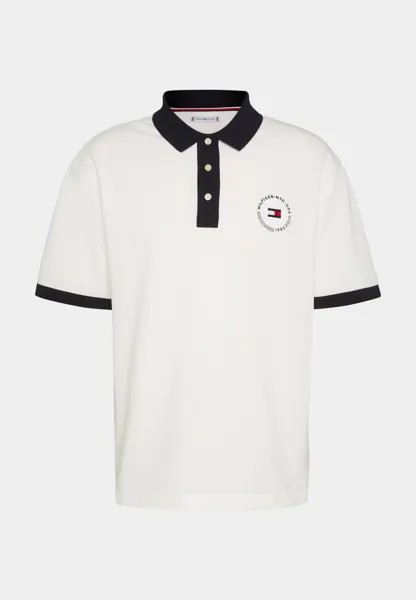 Рубашка-поло Exclusive Hilfiger Team Flag Tommy Hilfiger, кремовый