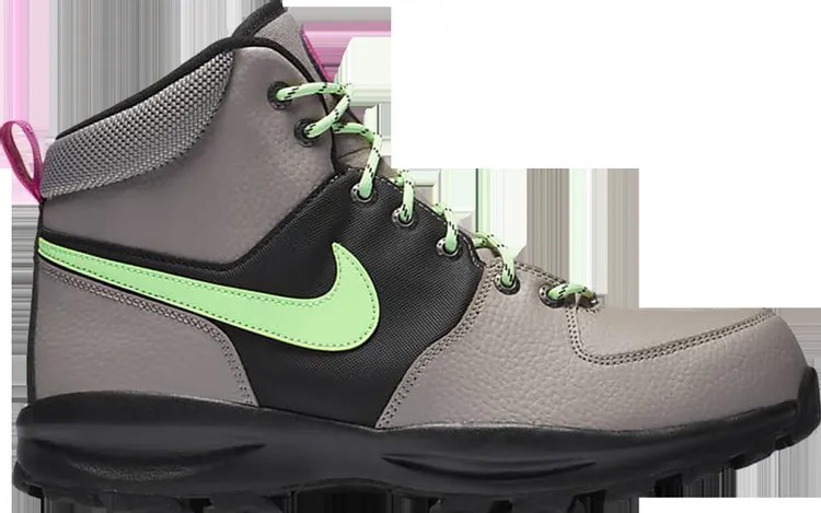 Ботинки Nike Manoa Leather SE 'Enigma Stone Lime', серый