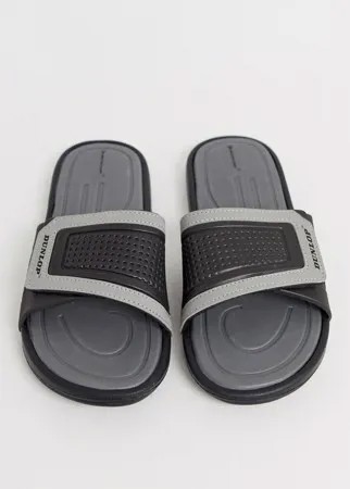 Черные шлепанцы Dunlop-Черный