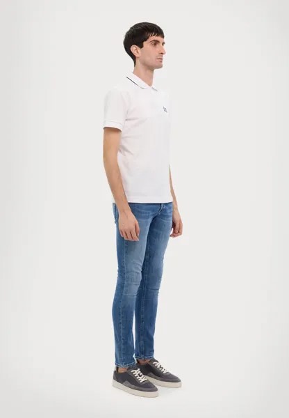 Рубашка поло EA7 Emporio Armani, белый