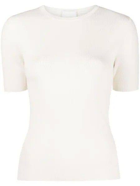 Allude футболка в рубчик, белый