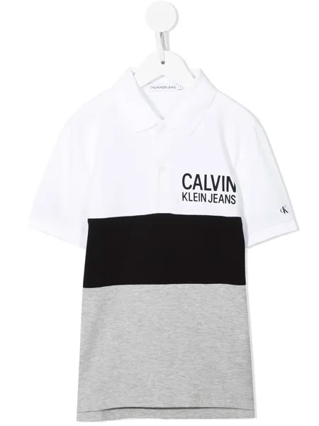 Calvin Klein Kids рубашка поло с логотипом