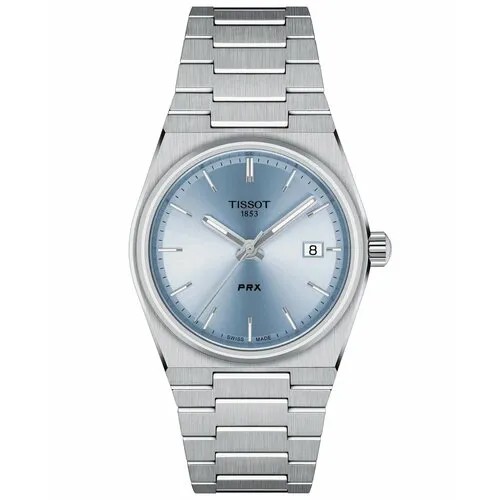 Наручные часы TISSOT T-Classic, серебряный, голубой