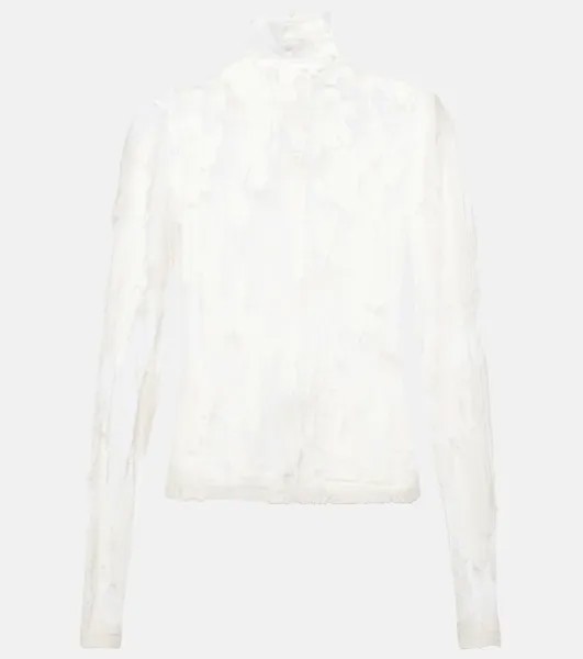Водолазка из смесового хлопка Acne Studios, бежевый